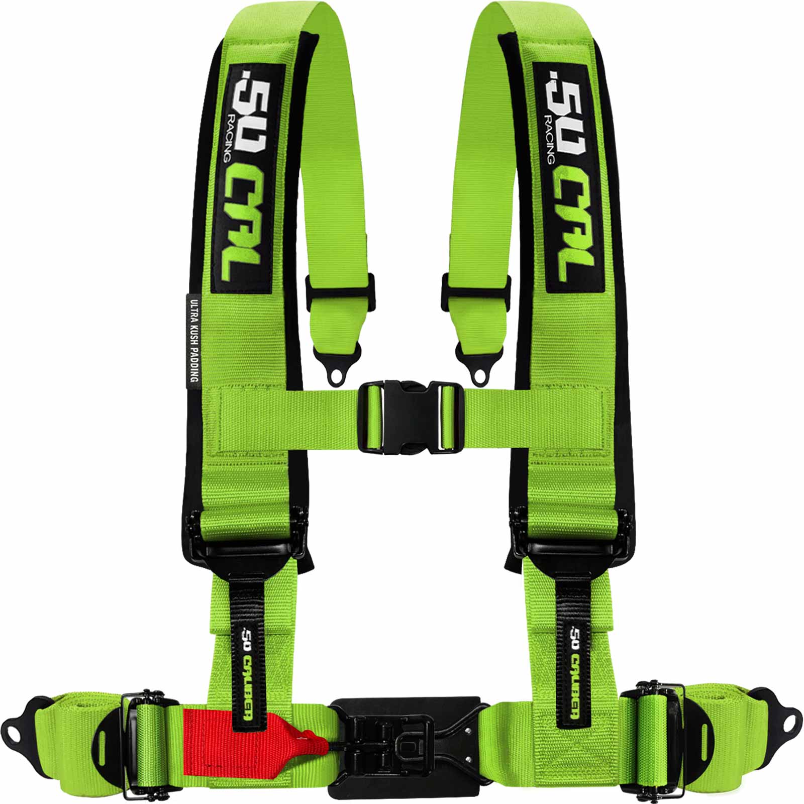 Toxic Lime 4 Point Harness