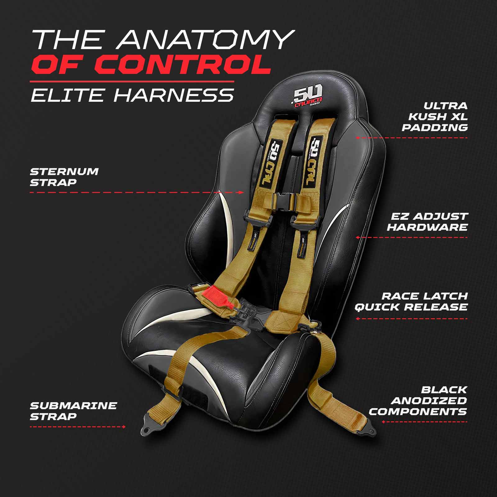 Baja Gold 5 Point Harness